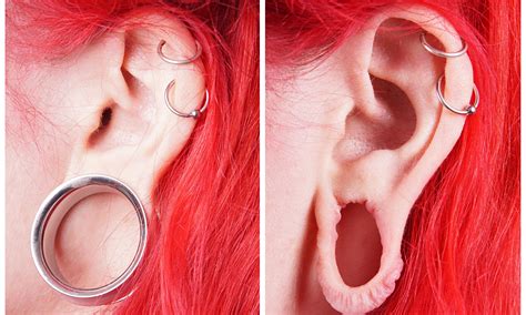 ear gauges and tunnels|More.